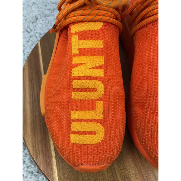 Adidas NMD Hu Pharrell Orange Casual Athletic Daily Sneakers Mens 6 GY0095 - Picture 6 of 14